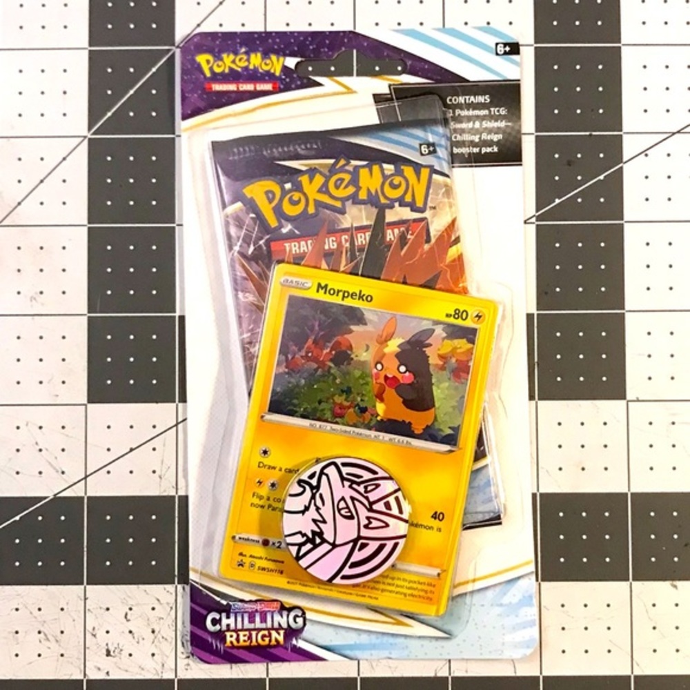 Pokemon Chilling Reigns Blister Pack Morpeko Promo PSA/Vintage